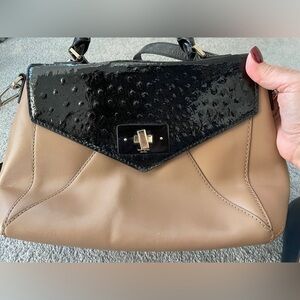 Kate Spade envelope, style croc embossed. Handle and shoulder strap
